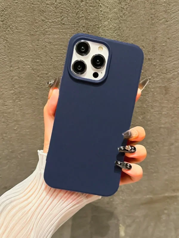 Royal Blue Matte Finish Back Cover Mobile Phone Case for iPhone 16